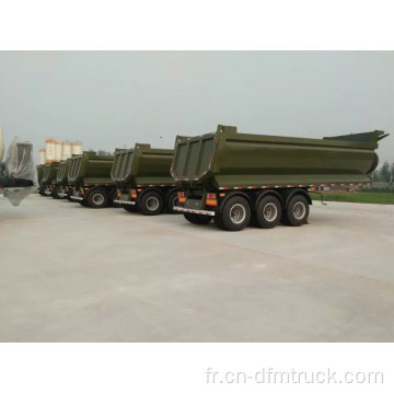 3Axles Dump semi-remorque benne en solde